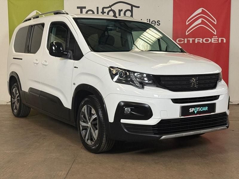 White Used 2019 Peugeot Rifter GT-line MPV | £15,395 (Good price) - Image 1/4