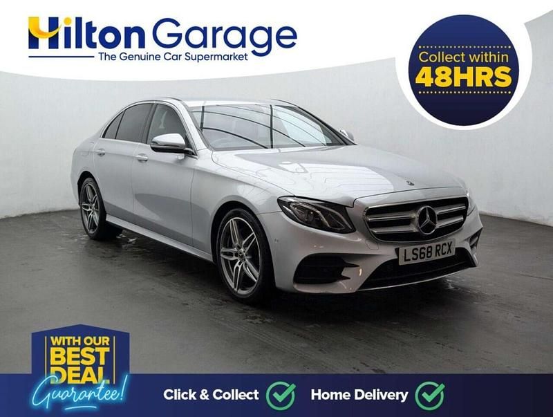 Used Mercedes E220 AMG line 194 HP (142 kW) 2018 Silver Sedan