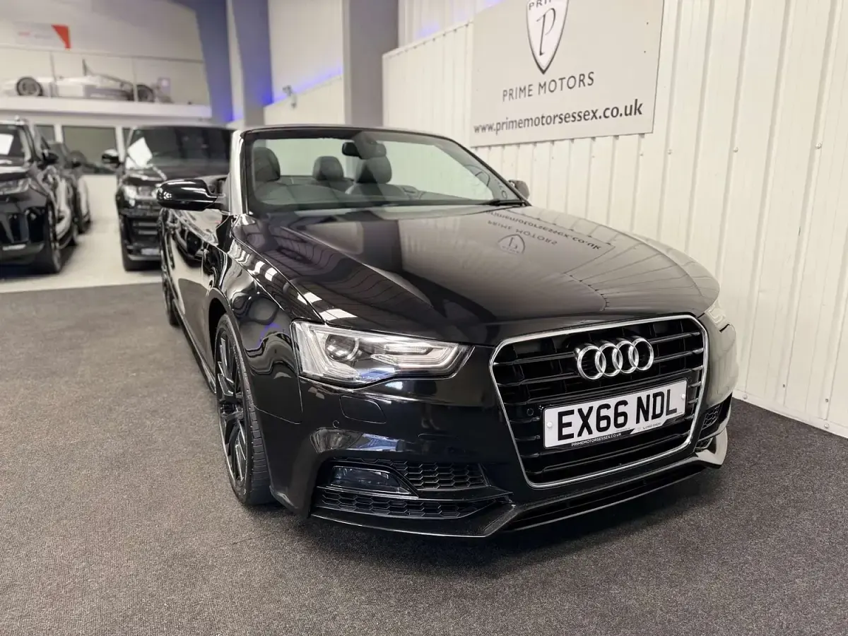 Used Audi A5 Cabriolet S-Line 2016 Black Cabriolet