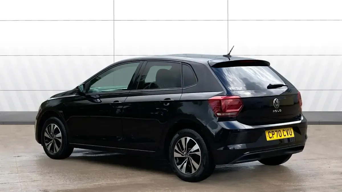 Used VW Polo Match 80 HP (58 kW) 2020 Black Hatchback