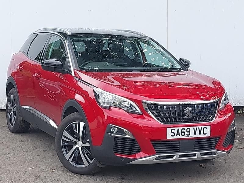 Red Used 2019 Peugeot 3008 Allure SUV | £11,998 (Good price) - Image 1/4