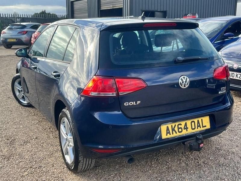 Used VW Golf VII Match 105 HP (77 kW) 2014 Blue Hatchback