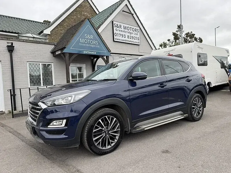 Used Hyundai Tucson Premium 136 HP (100 kW) 2019 Stellar blue SUV