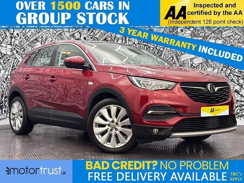 Used Vauxhall Grandland X Elite 130 HP (95 kW) 2020 Red SUV