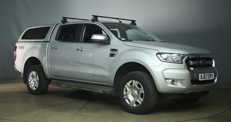 Silver Used 2017 Ford Ranger Limited Pickup | £9,995 (Good price) - Image 1/1