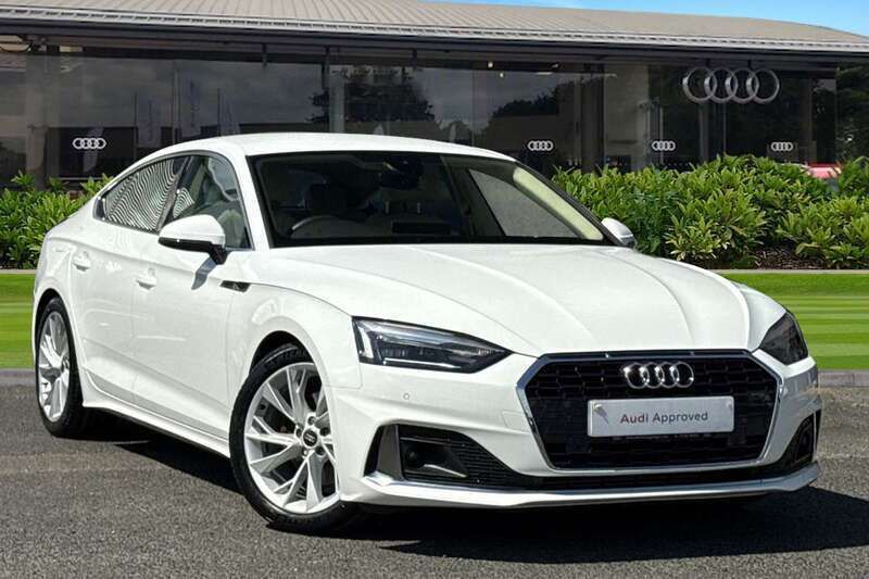 White Used 2023 Audi A5 Sportback Sport Hatchback | £25,497 (Super price) - Image 1/4