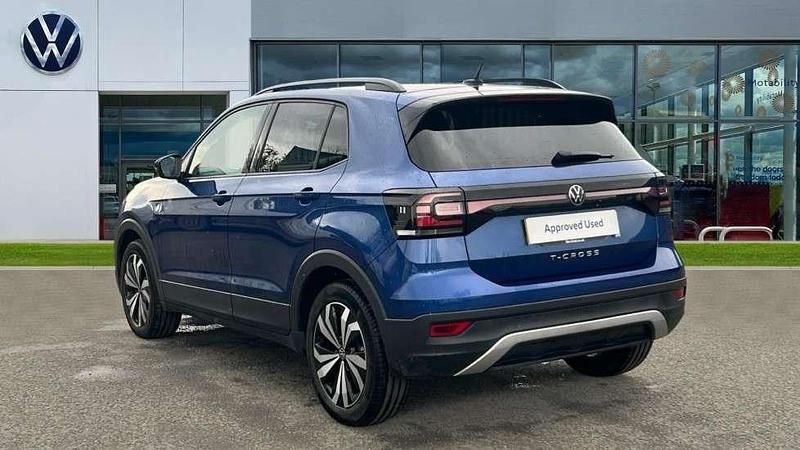 Used VW T-Cross Black Edition 110 HP (80 kW) 2023 Blue SUV