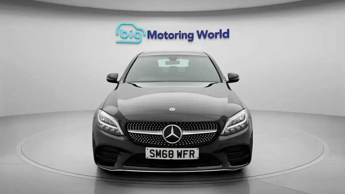 Used Mercedes C200 AMG line 181 HP (133 kW) 2019 Black Sedan