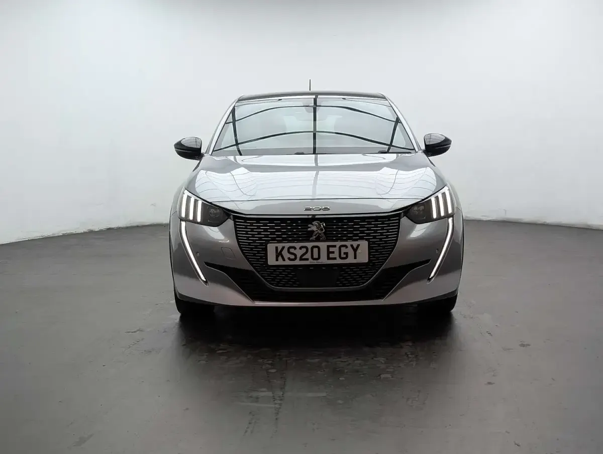 Used Peugeot e-208 GT-line 100 kW (136 HP) 2020 Grey Hatchback