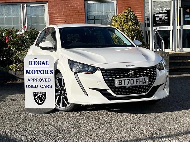 White Used 2020 Peugeot 208 Allure Hatchback | £10,995 (Fair price) - Image 1/3