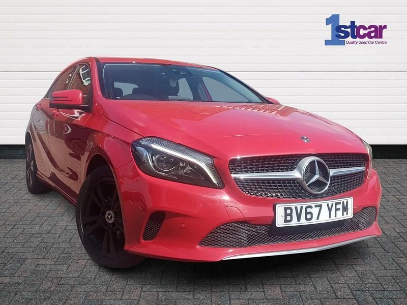 Red Used 2017 Mercedes A180 Premium Hatchback | £10,189 (Good price) - Image 1/4