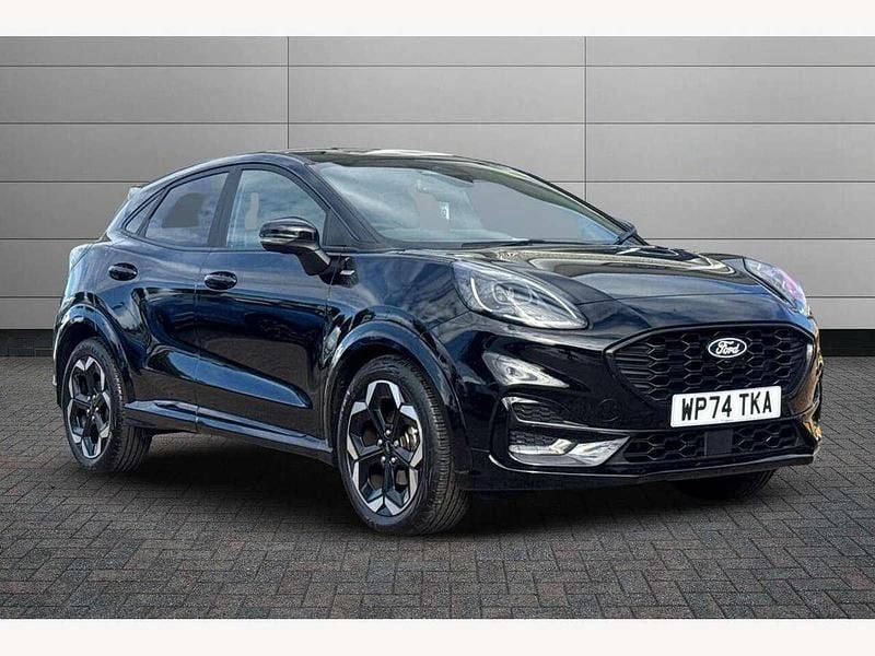 Black Used 2024 Ford Puma Gen-E ST-Line X SUV | £20,999 (Expensive) - Image 1/4