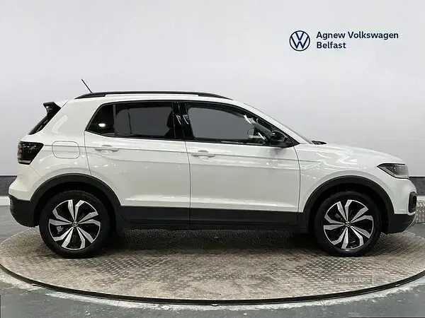 Used VW T-Cross Black Edition 110 HP (80 kW) 2023 White SUV