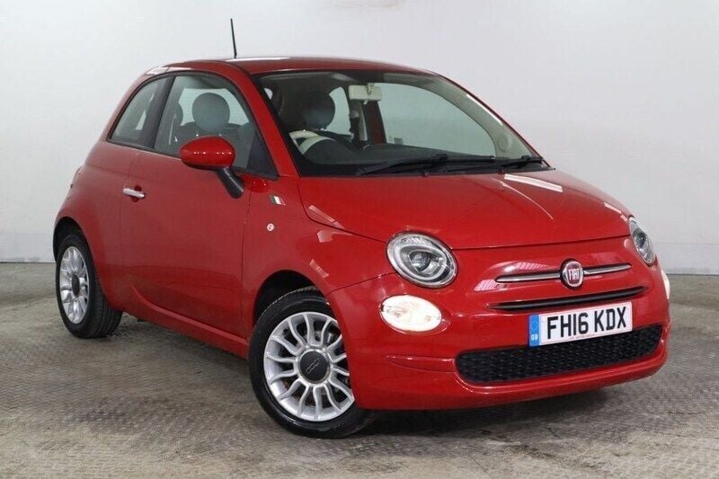 Red Used 2016 Fiat 500 Pop Star Hatchback | £6,175 (Fair price) - Image 1/4
