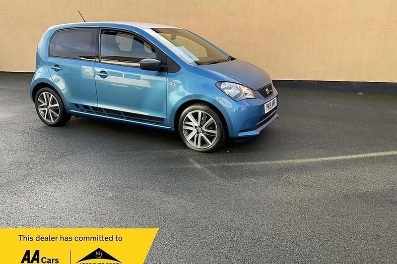 Used Seat Mii FR-Line 75 HP (55 kW) 2019 Blue Hatchback