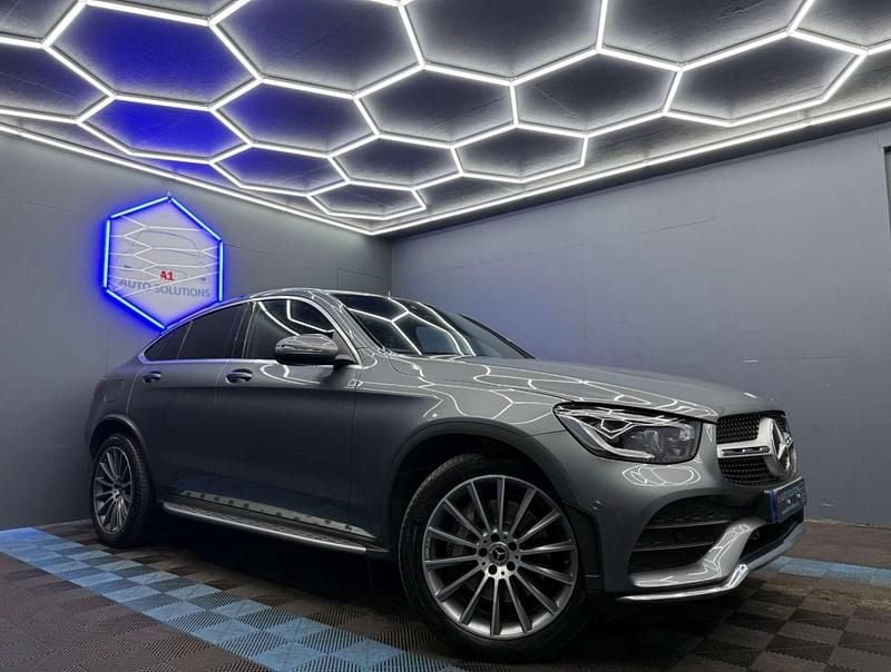 Used Mercedes GLC220 AMG Line Premium 194 HP (142 kW) 2019 Grey Coupe