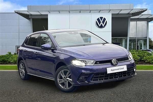 Mauve/purple Used 2023 VW Polo R-line Hatchback | £18,493 (A bit pricey) - Image 1/4