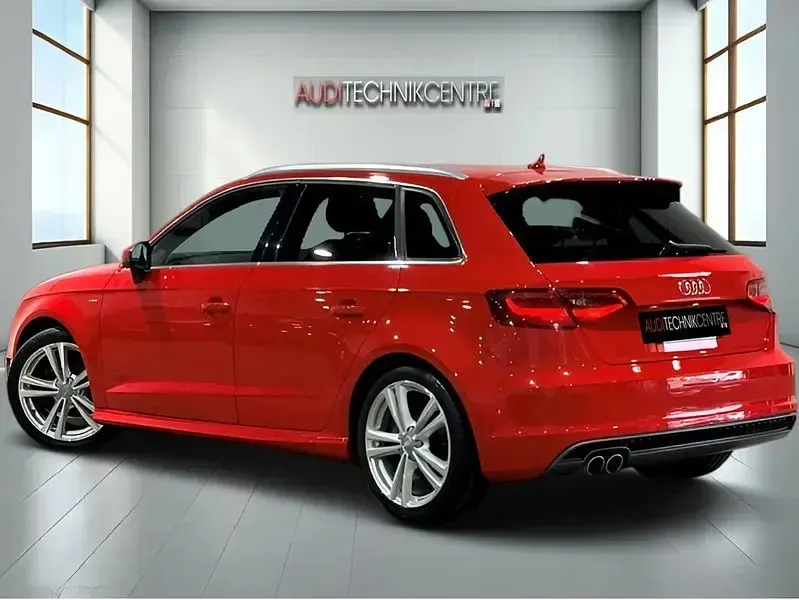 Used Audi A3 S-Line 150 HP (110 kW) 2015 Red Hatchback