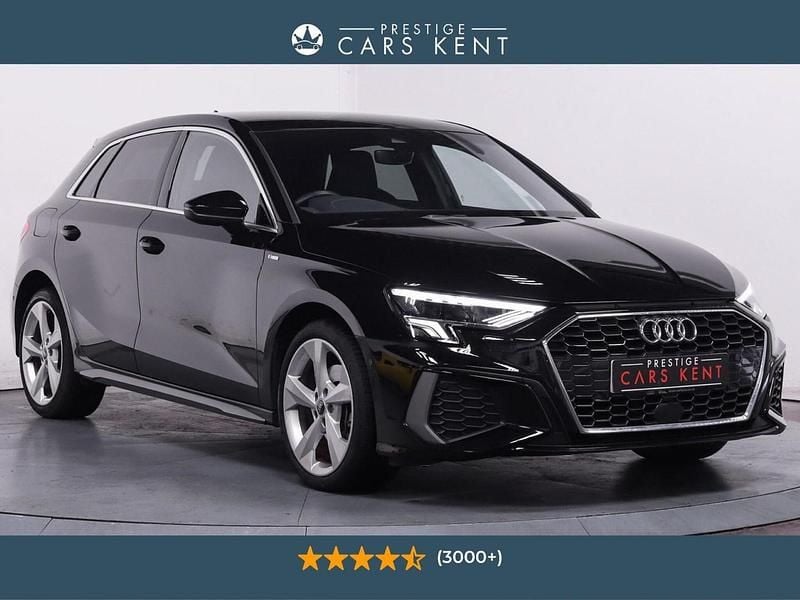 Black Used 2024 Audi A3 Sportback e-tron S-Line Hatchback | £24,750 (Fair price) - Image 1/4