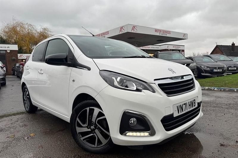 White Used 2021 Peugeot 108 Allure Hatchback | £8,695 (Fair price) - Image 1/1