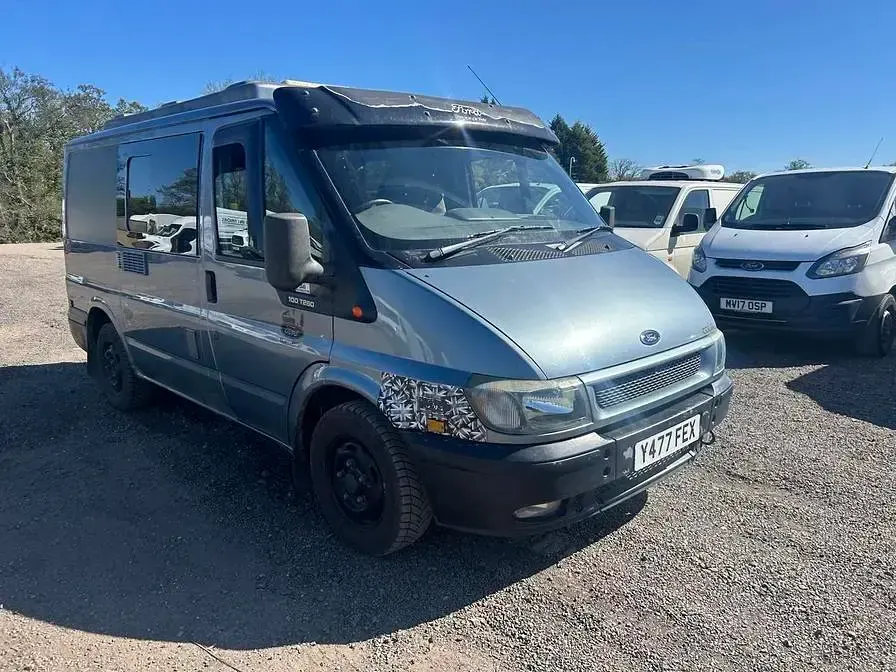 Used Ford Transit 100 HP (73 kW) 2001 Blue Van