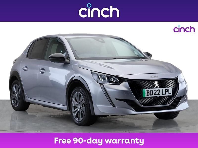 Grey Used 2022 Peugeot e-208 Allure Premium Hatchback | £12,999 (Fair price) - Image 1/3