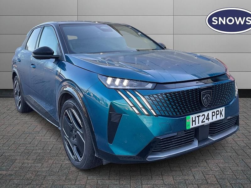 Blue Used 2024 Peugeot e-3008 GT SUV | £24,143 (Expensive) - Image 1/4