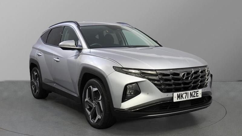 Shimmering slvr Used 2021 Hyundai Tucson Premium SUV | £21,418 (Good price) - Image 1/4