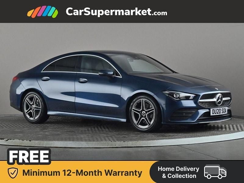 Used Mercedes CLA200 AMG line 2020 Blue Coupe