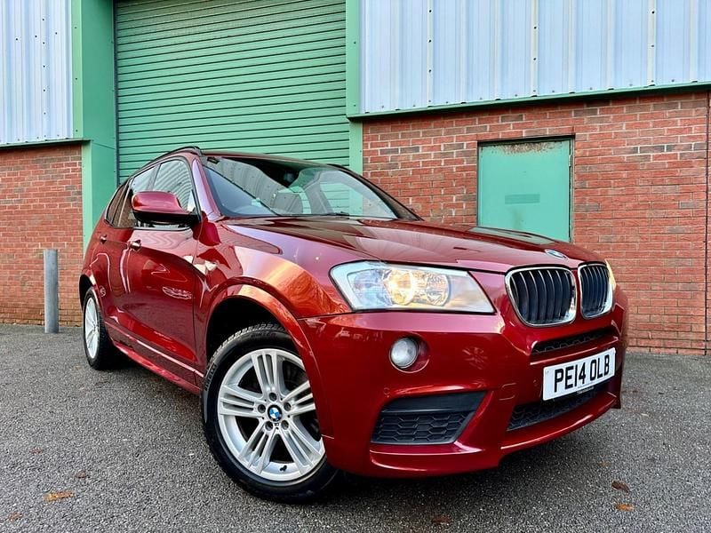 Red Used 2014 BMW X3 M Sport SUV | £11,495 (Fair price) - Image 1/4