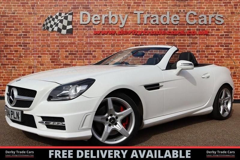 White Used 2014 Mercedes SLK250 AMG Cabriolet | £9,490 (Fair price) - Image 1/4