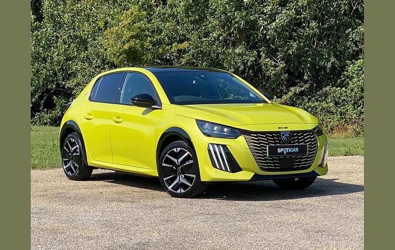Yellow New 2025 Peugeot e-208 GTi Hatchback | £26,575 - Image 1/4