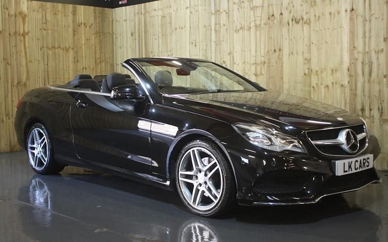 Used Mercedes E220 AMG 170 HP (125 kW) 2013 Black Cabriolet