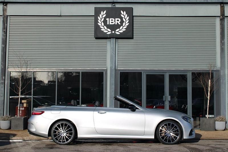 Used Mercedes E350 AMG Line Premium Plus 2020 Silver Cabriolet