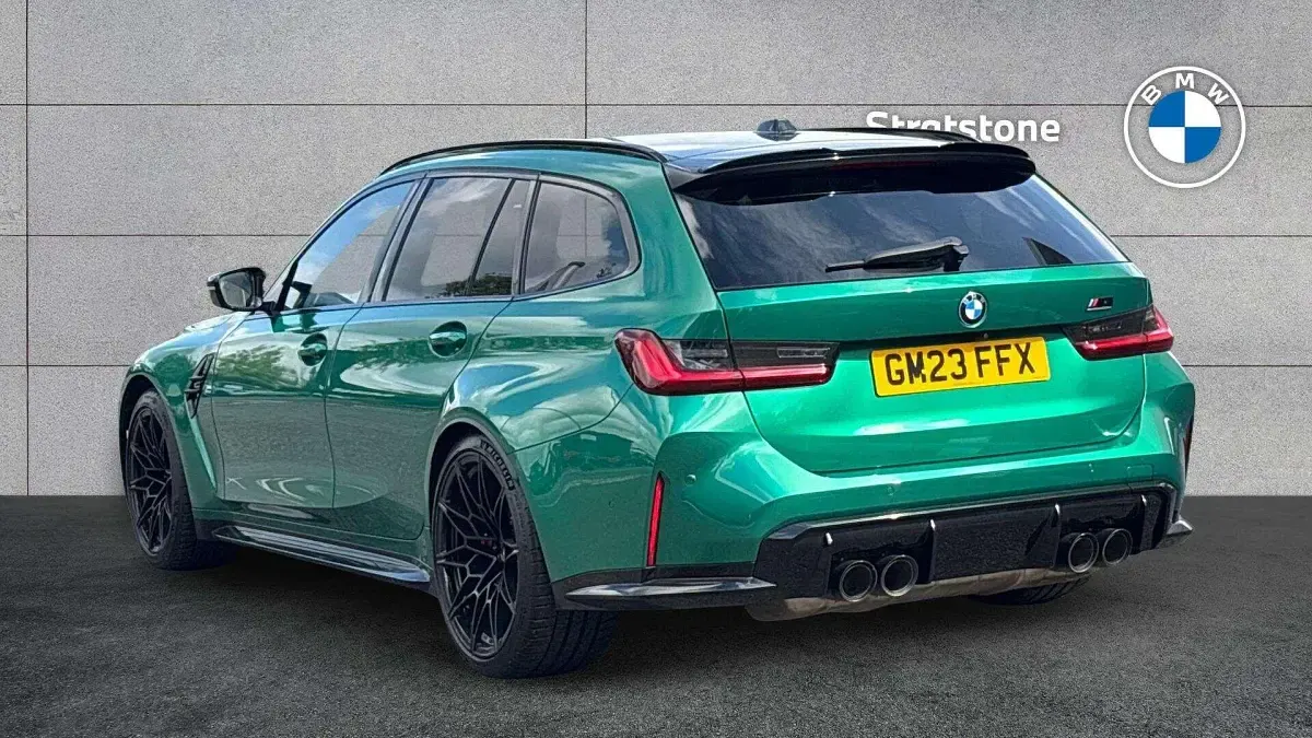 Begagnad BMW M3 Competition Edition 503 HK (369 kW) 2023 Grön Kombi