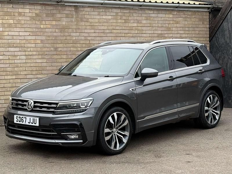 Grey Used 2017 VW Tiguan R-line SUV | £15,695 (Fair price) - Image 1/3