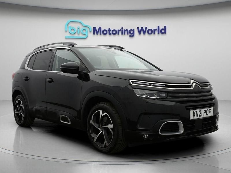 Black Used 2021 Citroën C5 Aircross PureTech SUV | £11,200 (Good price) - Image 1/4