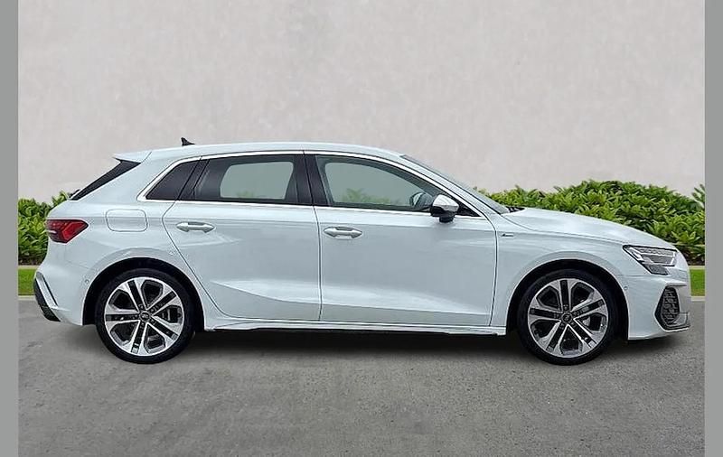 New Audi A3 S-Line 147 HP (108 kW) 2025 White Hatchback