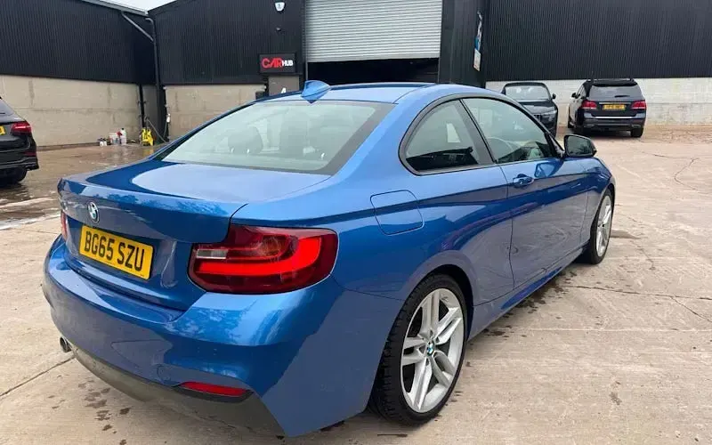 Used BMW 218 M Sport 150 HP (110 kW) 2015 Blue Coupe