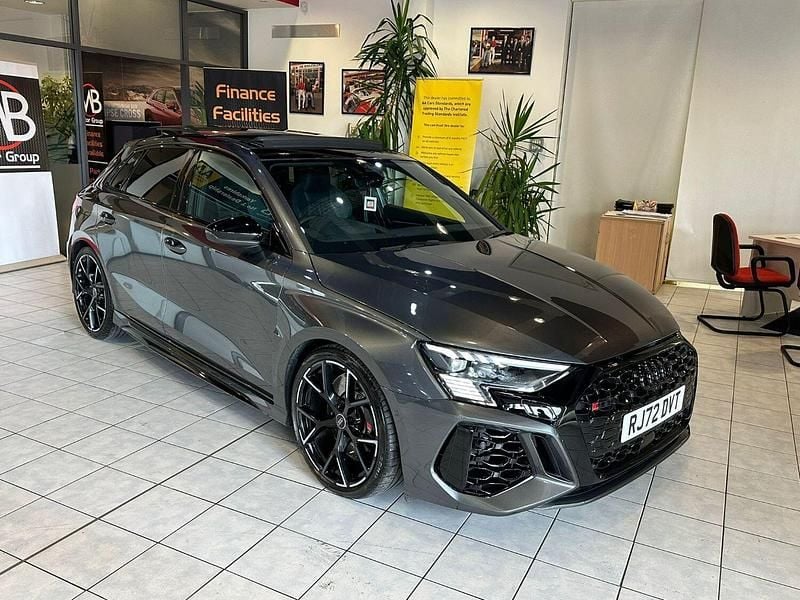 Grey Used 2022 Audi RS3 Design Hatchback | £50,995 (Expensive) - Image 1/4