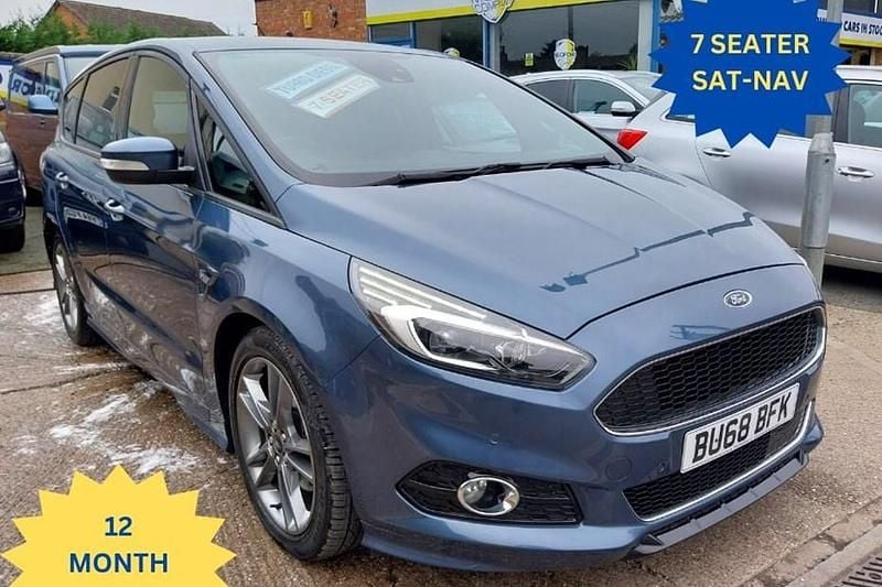 Blue Used 2018 Ford S-MAX ST-Line MPV | £15,995 (A bit pricey) - Image 1/1