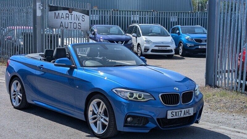 Blue Used 2017 BMW 218 M Sport Cabriolet | £11,950 (Fair price) - Image 1/4