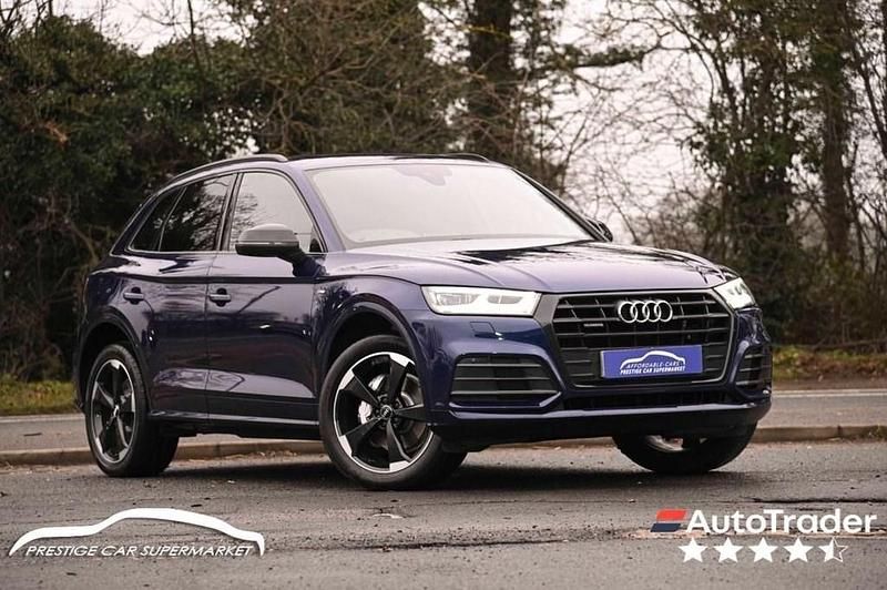 Blue Used 2020 Audi Q5 Black Edition SUV | £25,499 (Good price) - Image 1/4