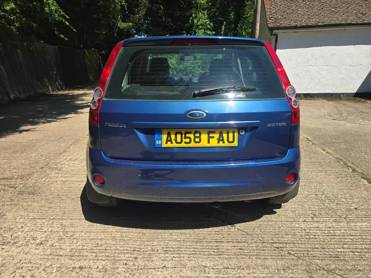 Used Ford Fiesta Zetec 2008 Blue Hatchback