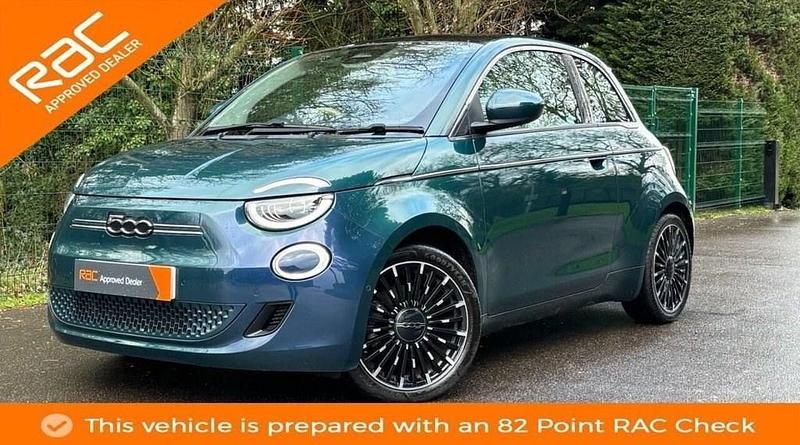 Used Fiat 500e La Prima 86 kW (118 HP) 2021 Green Hatchback