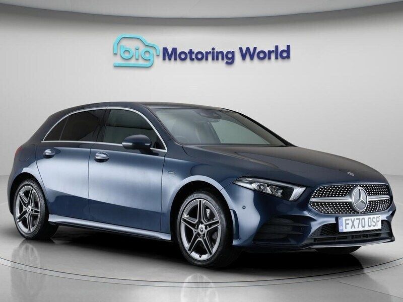 Blue Used 2020 Mercedes A250 AMG Line Premium Hatchback | £17,400 (Fair price) - Image 1/4