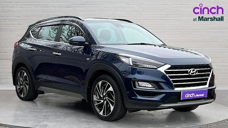 Used Hyundai Tucson Premium SE 185 HP (136 kW) 2019 Blue SUV