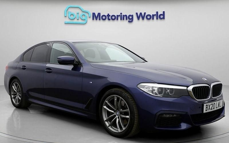 Used BMW 520 M Sport 190 HP (139 kW) 2020 Blue Sedan
