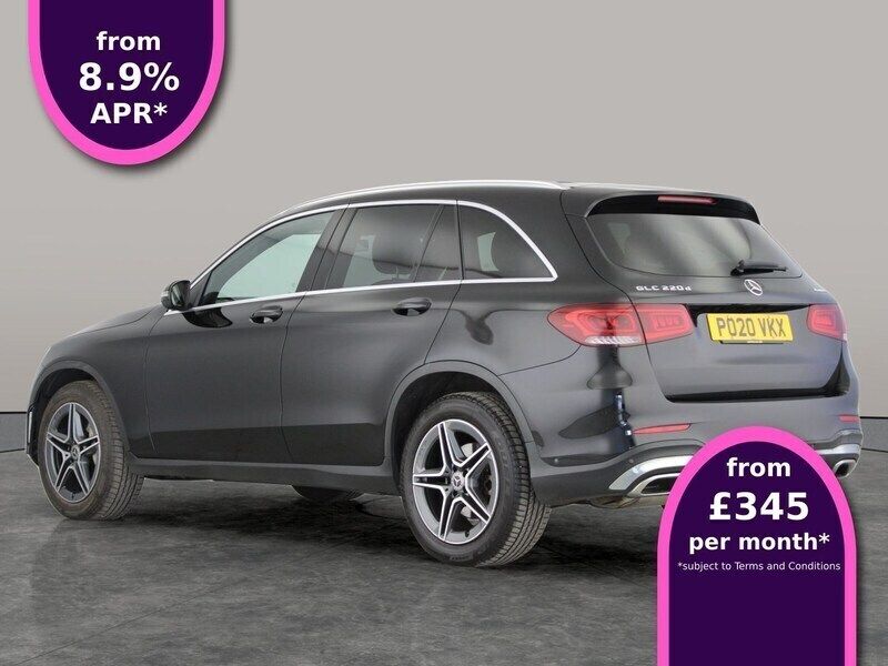 Black Used 2020 Mercedes GLC220 AMG line SUV | £22,935 (Good price) - Image 1/3