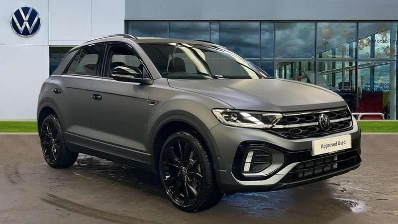 Indium grey matte New 2025 VW T-Roc Black Edition SUV | £32,504 (Fair price) - Image 1/4